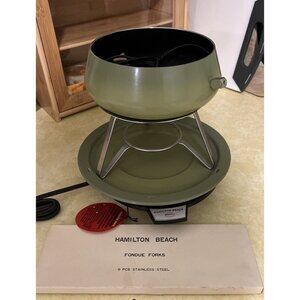 Vintage Hamilton Beach Scovill Electric Fondue, Complete, Tested